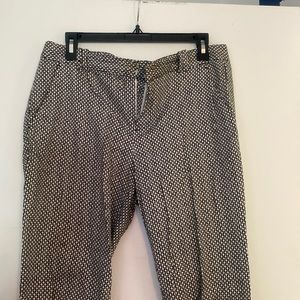 Black and White, Slim Fit, Stretchy Pants